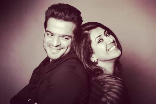 Karan Patel with wife ankita bhargav