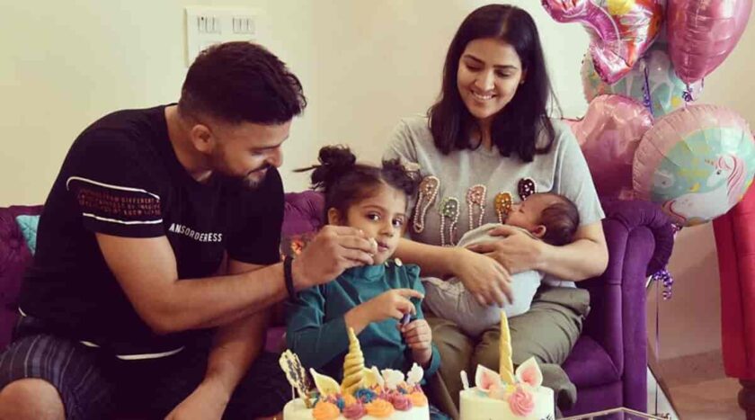 Suresh Raina and Priyanka Raina
