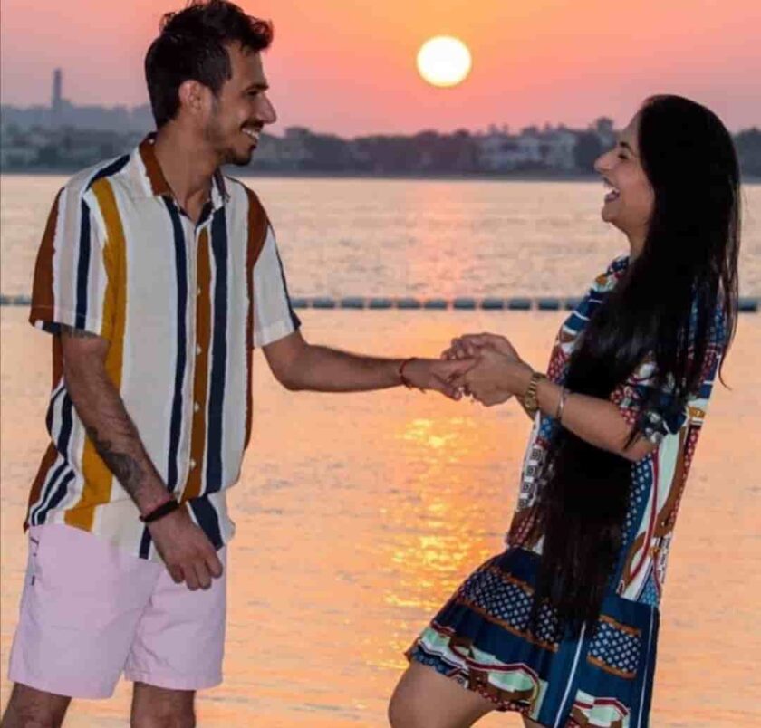 Yuzvendra Chahal and Dhanashree verma