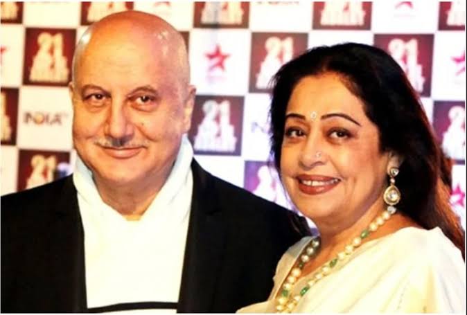 Anupam Kher and Kirron Kher