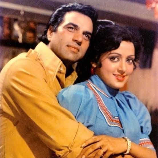 Dharmendra and Hema Malini