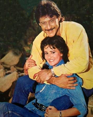 Jackie Shroff and Ayesha Shroff
