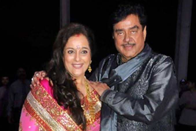 Shatrughan Sinha and Poonam Sinha