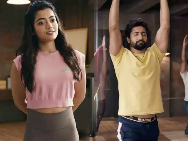 Vicky Kaushal and Rashmika Mandanna