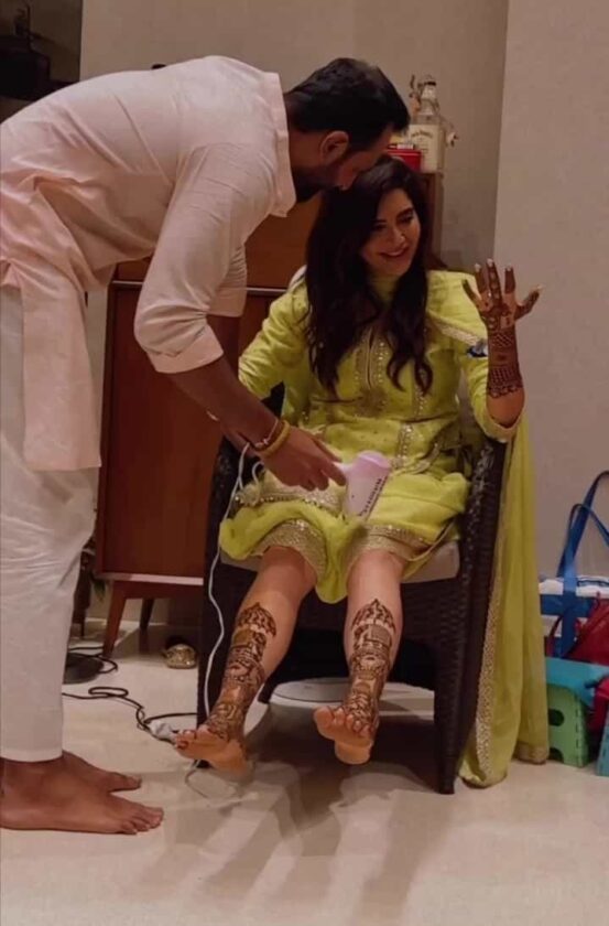 Karishma Tanna and Varun Bangera