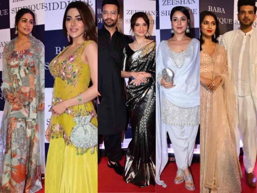 Television celebs in Baba Siddiqui's Iftar party