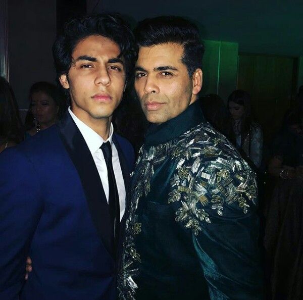 Karan Johar and Aryan Khan