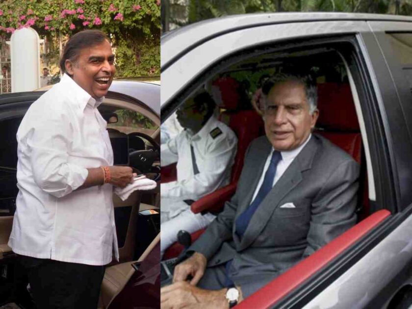 Mukesh Ambani and Ratan Tata