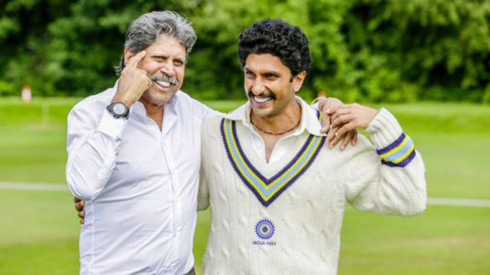 Ranveer Singh and Kapil Dev