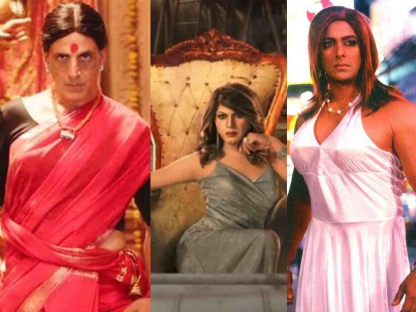 Bollywood actors played female character
