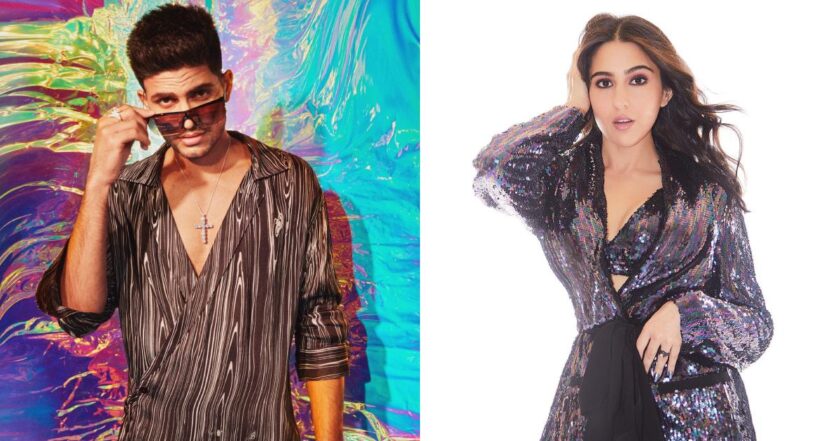 Sara Ali Khan and shubhman gill