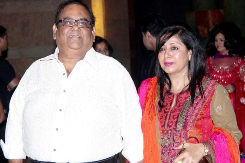 Satish Kaushik and His Wife