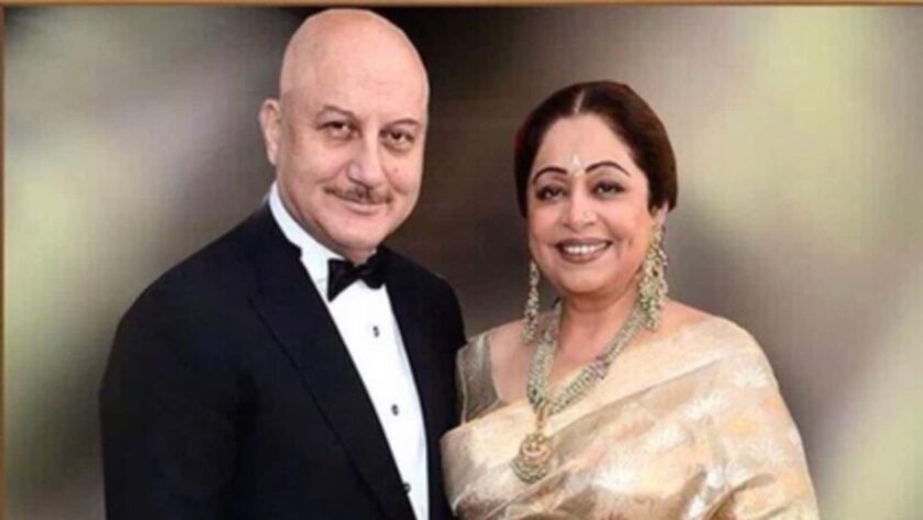 anupam kher and Kiran kher