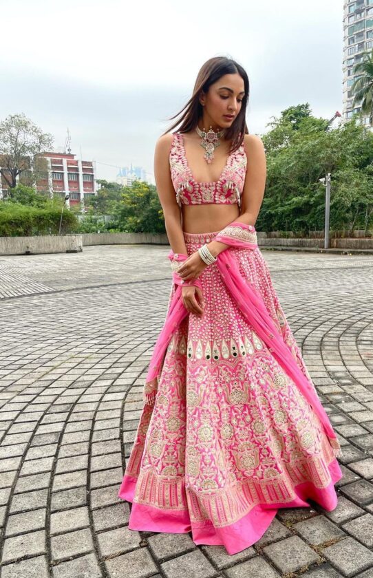 Kiara pink colour dress