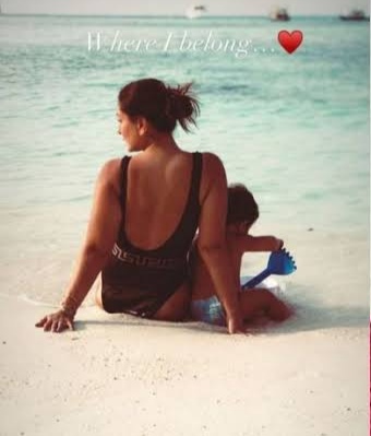 Kareena kapor and Jeh ali khan